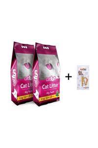 CatFun Pudra Kokulu Kedi Kumu 5kg x 2 Adet + Lazer Hediyeli