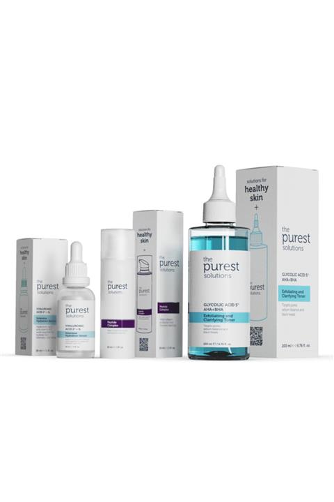 The Purest Solutions Kuru Nemsiz Ciltlere Özel Siyah Nokta ve Gözenek Önlemeye Yardımcı Bakım Seti