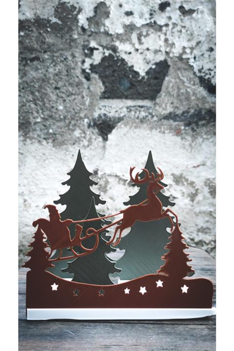 MAĞARA WORKS Yılbaşı Noel Baba Mumluk