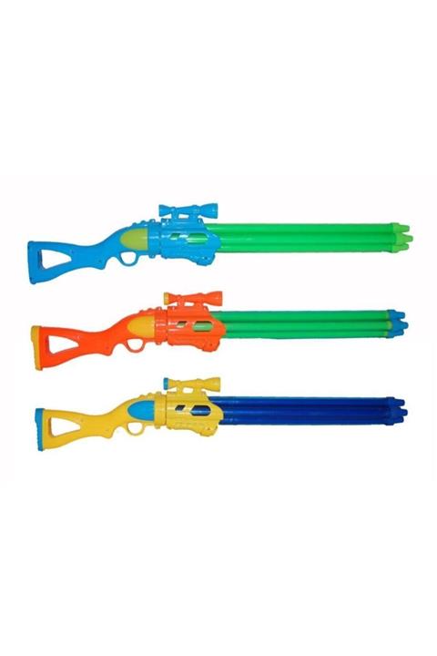 Prestij Oyuncak Yeni Trend 4 Başlı Su Tabancası & Su Pompası Büyük Boy D782