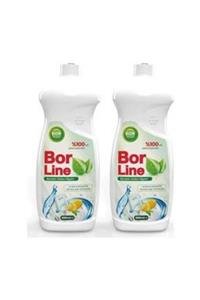 BORLINE Sıvı Bulasık Deterjanı 650 ml Lımonlu 2'li