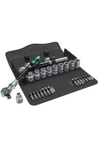 wera 05004076001 Bits Ve Lokma Anahtar Set 1/2 Inç 28 Parçalı Zyklop Speed