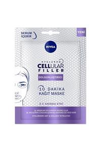 Nivea 10 Dakika Hyaluron Cellular Filler Dolgunlaştırıcı Kağıt Yüz Bakım Maskesi 28 gr
