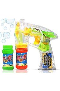 Joy and Toys Bubble Gun Pilli Led Işıklı Baloncuk Köpük Tabancası 2 Şişe Köpük