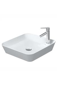 Duravit Cape Cod Duraceram Batarya Banklı Çanak Lavabo 46 X 46 Cm, Alpin Beyaz 2340460000