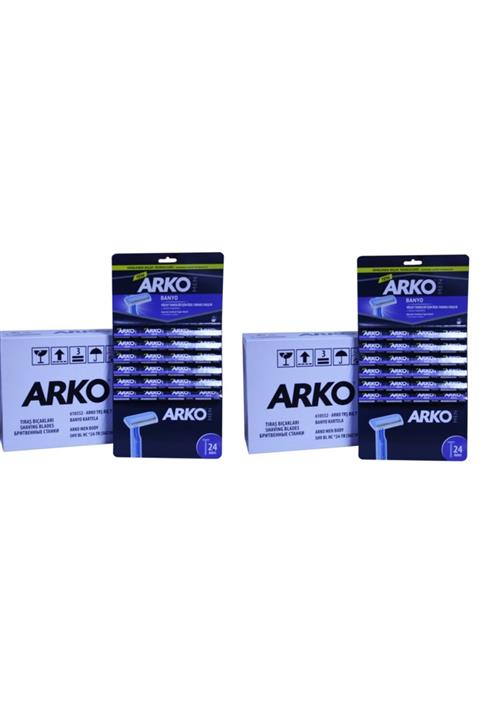 ARKO Tıraş Bıçağı T1 Banyo Kartela 48'li X 2 Adet