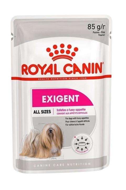 Royal Canin Pouch Exigent Adult Tüm Irklar Için Köpek Yaş Maması 85 gr x12adet
