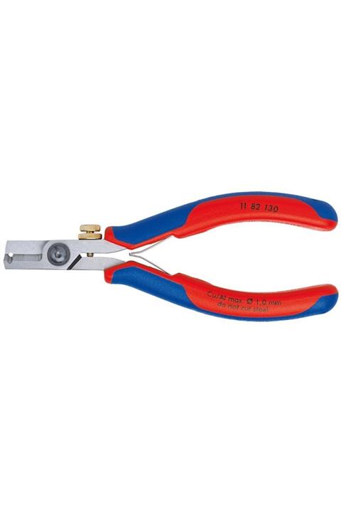 Knipex 11 82 130 Kablo Sıyırma Pense-makas Tıp