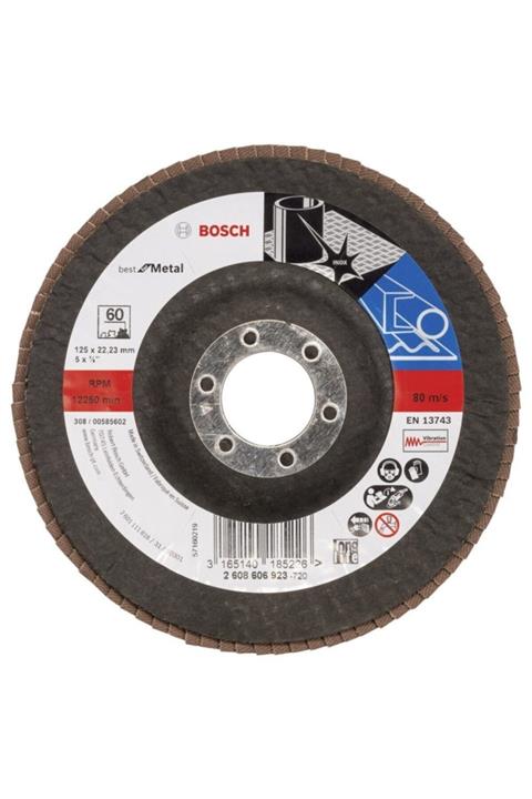 Bosch 125 Mm 60 K Best For Metal Flap Disk
