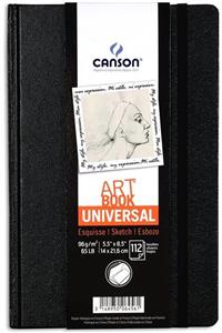 Canson Art Book Universal Sert Kapak Eskiz Defteri 96gr 14x21,6cm 112 Yaprak