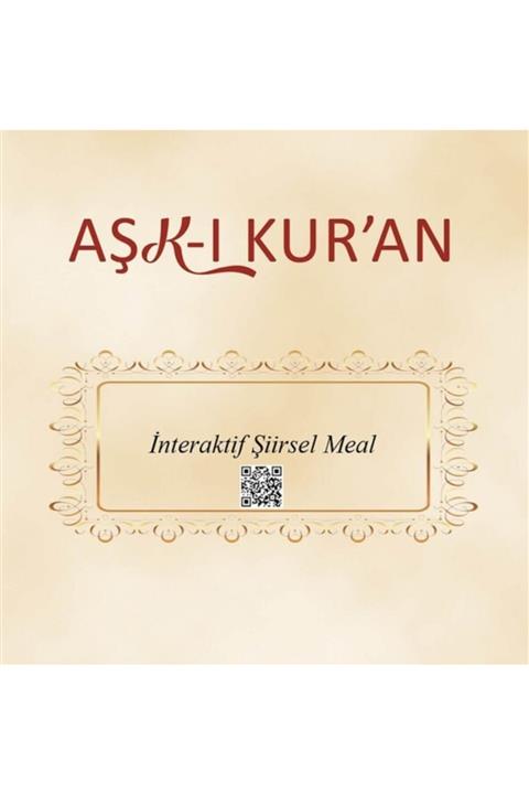 Zinde Yayınevi Aşk-ı Kur'an-interaktif Şiirsel Meal