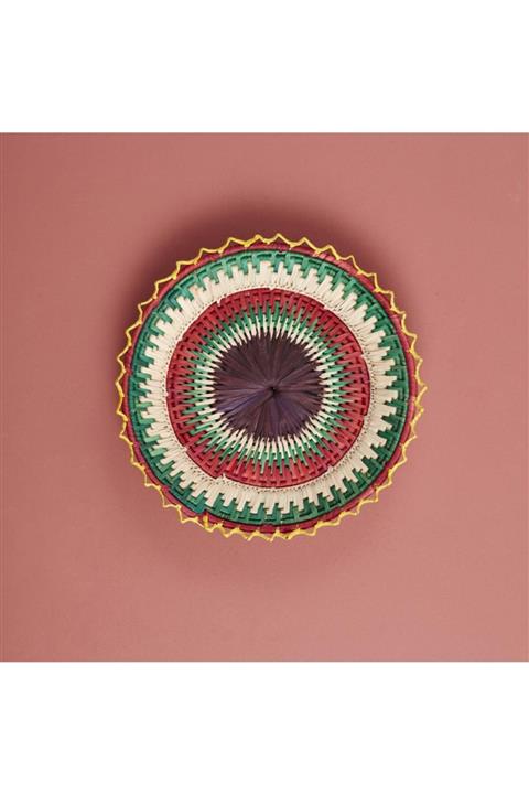 Bella Maison Hawaii Rengarenk Duvar Tabağı Mix (30 Cm)