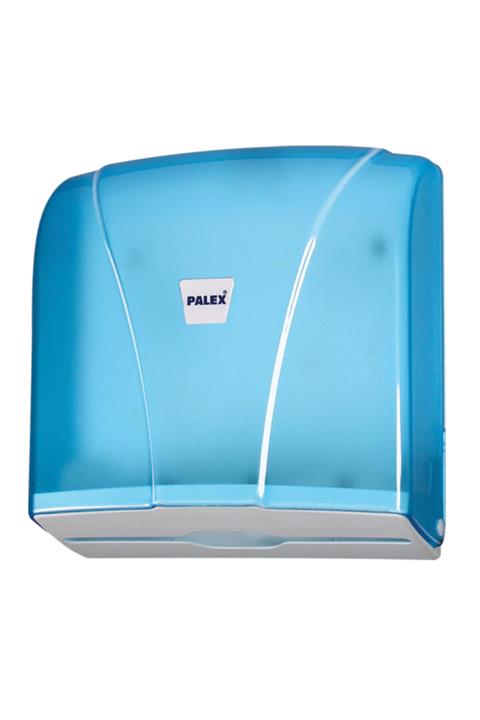 Palex Z Katlı Kağıt Havlu Dispenseri Şeffaf Mavi
