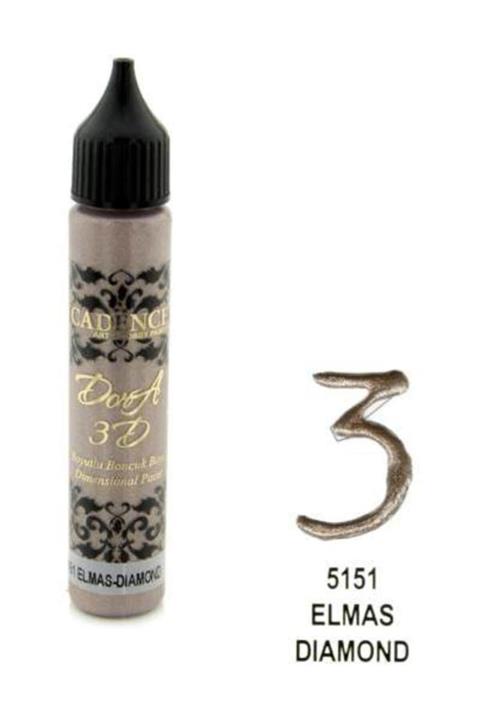 Cadence Dora 3D Boyutlu Boncuk Boya 5151 ELMAS