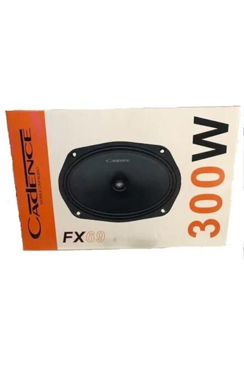 Cadence Fx69 6x9 Inch 300w (150rms) Oval Midrange Hoparlör
