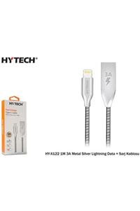 Hytech Iphone 3a Metal Kablolu Kırılmaz Hızlı Şarj Data Kablo