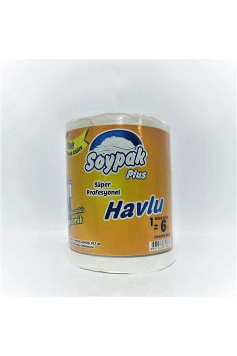 SOYPAK Plus Süper Profesyonel 2'li Havlu (1=6 Rulo)