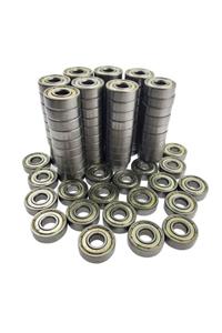 Dünya Magnet 50 Adet 608zz Rulman - Metal Mühürlü Çok Amaçlı Bilye Rulman - 8x22x7 Ölçülerinde