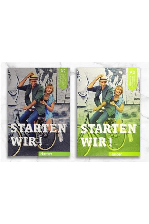 Hueber Starten Wir A2 Kursbuch + Arbeitsbuch + Video Dvd