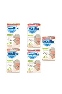 Molfix 5 Paket Pure & Soft 2 Numara Mini 220'li Bebek Bezi