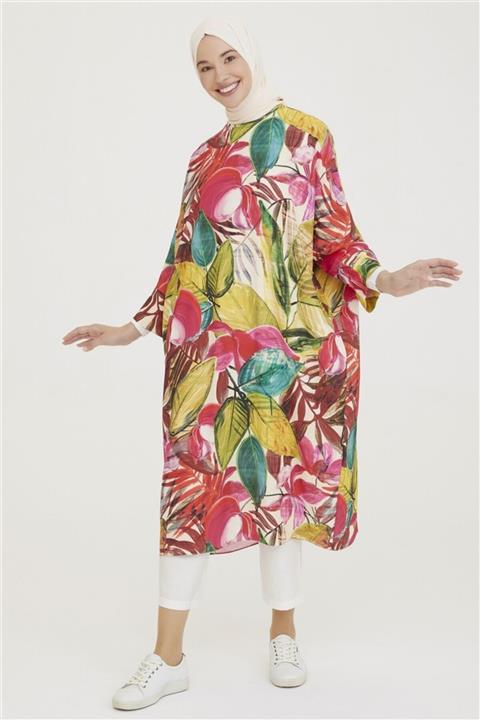 Armine Desenli Tunik 21y4387 Asit Sarı