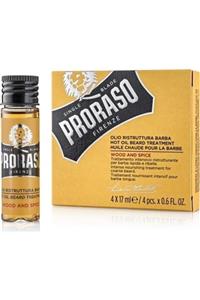 Proraso Wood Spice Sakal Bakım Yağı Sıcak Uygulama 4x17ml 8004395001798