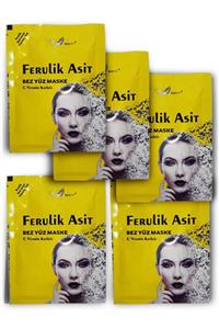 ARMONİKONYA Dermapen Bakım Sonrası Cilt Temizleyici Ferulik Asit Vitamini Içeren Maske 5 Adet