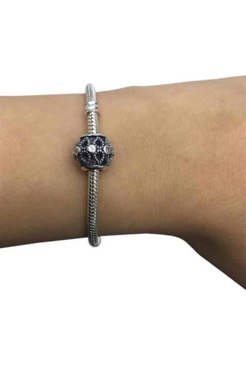 My Story Sıra Taşlı Gümüş Charm