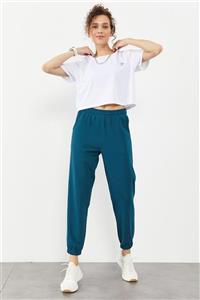Tommy Life Tommylife Zümrüt Kadın Cepli Yüksek Bel Rahat Form Lastik Paça Eşofman Alt - 94583