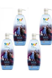 Uni Baby Frozen Saç Ve Vücut Şampuanı 700 ml*4 Adet