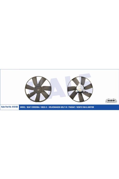 KALE Fan-Motor (Seat: Cordoba Ibiza Ii - Volkswagen Golf Iii Passat Vento) - Klr-416100