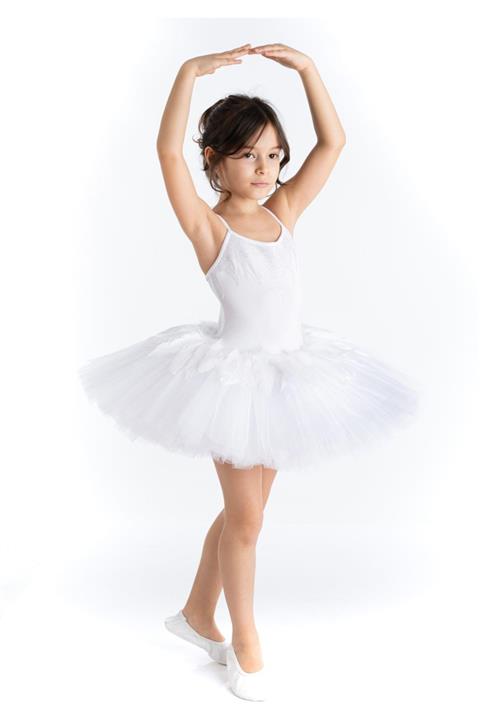 Tameris Kostüm Profeyonel Bale Kostümü Beyaz Kuğu