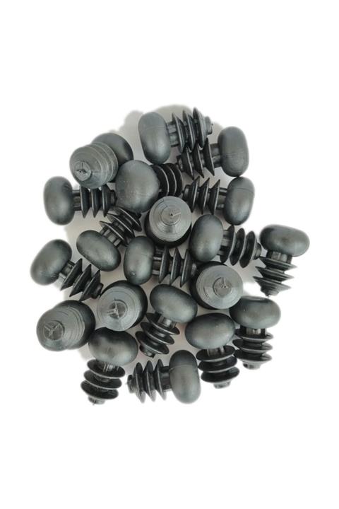 Aska Ticaret Sandalye Profil Ayak Pabucu Ayak Tapa Takozu Iç 19 Mm (20 Adet)