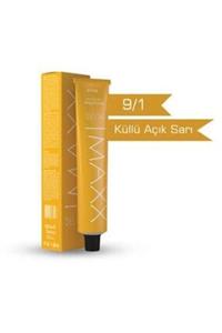 MAXX DELUXE Küllü Açık Sarı Krem Saç Boyası  60 ml 9/1