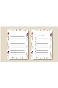 Ünsal Desing Yapılacaklar Listesi  Notlar Seti Yazılabilir Silinebilir 21x29.7cm To Do List  Notes