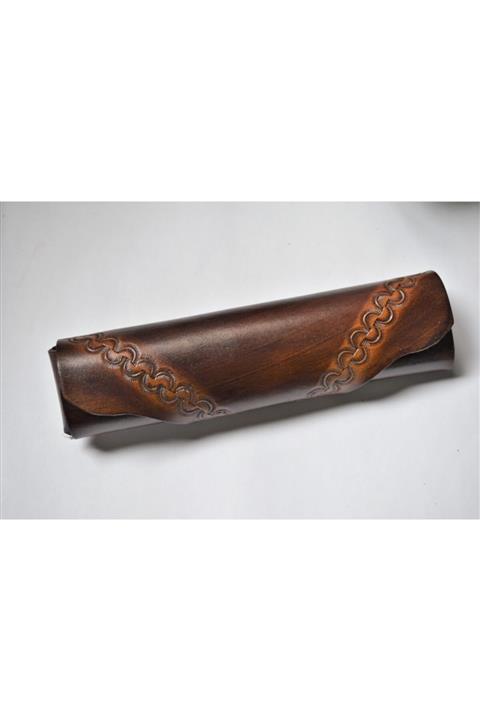 Calligart Callıgart Özel Deri Cam Kalemlik