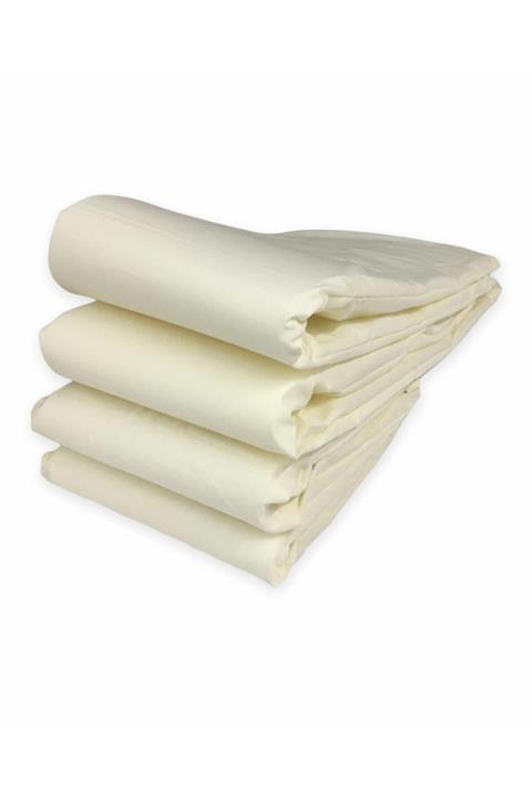 Bebek Özel Bebek Çocuk Beşik Kenar Koruma 50x90 Anne Yanı Için 4 Parça  Ekru Krem