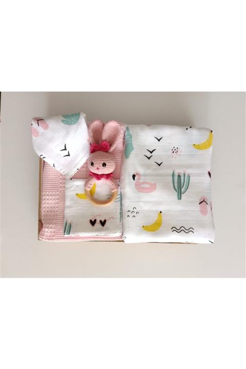 mediionline %100 Pamuk Çok Amaçlı Müslin Örtü( 5'li Set )