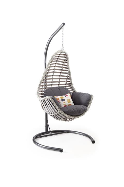 Capri Swing Tekli Bahçe Balkon Salıncağı Rattan Milas Salıncak