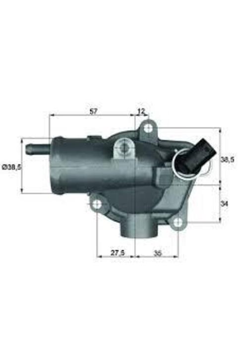 MAHLE Termostat (komple) Mercedes-benz E-class (w211) 92c