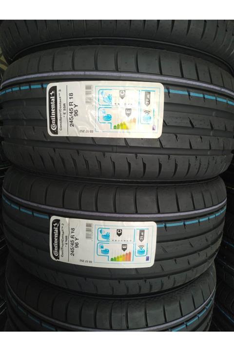 Continental 245/45 R18 96y Ssr* Run Flat Sport Contact-3 2021 Üretim