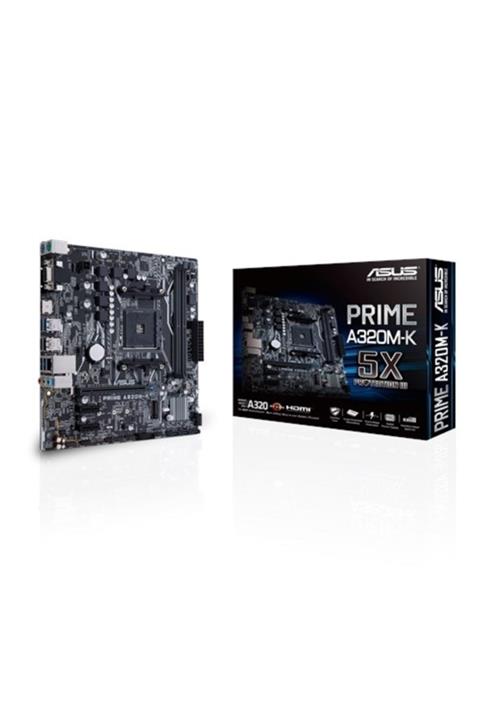 ASUS Am4 A320 Ddr4 Prime A320m-k 4x Sata 2x M2 Sata Hdmı Amd Ryzen Graphics 4x Pcıe Matx