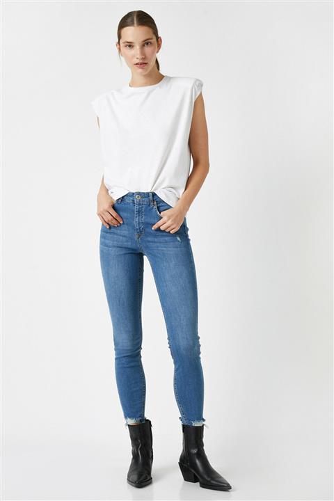 Koton Kadın Mıd Indıgo Jeans 1KAK47291MD