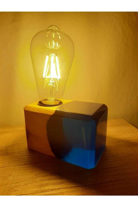 Özel Yapım Epoksi Gece Lambası