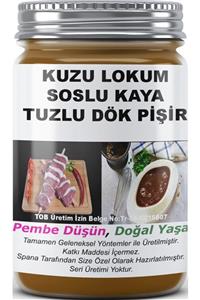 SPANA Kuzu Lokum Soslu Kaya Tuzlu Dök Pişir Ev Yapımı Katkısız 820gr