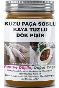 SPANA Kuzu Paça Soslu Kaya Tuzlu Dök Pişir Ev Yapımı Katkısız 820gr