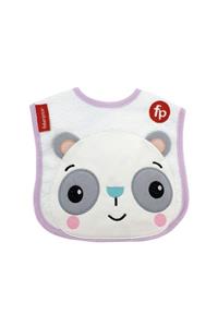 FISHER PRICE Dokumalı Panda Figürlü Mama Önlüğü