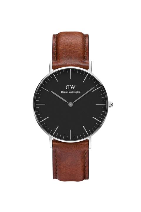 Daniel Wellington Classic Black St Mawes Silver Watch 36mm