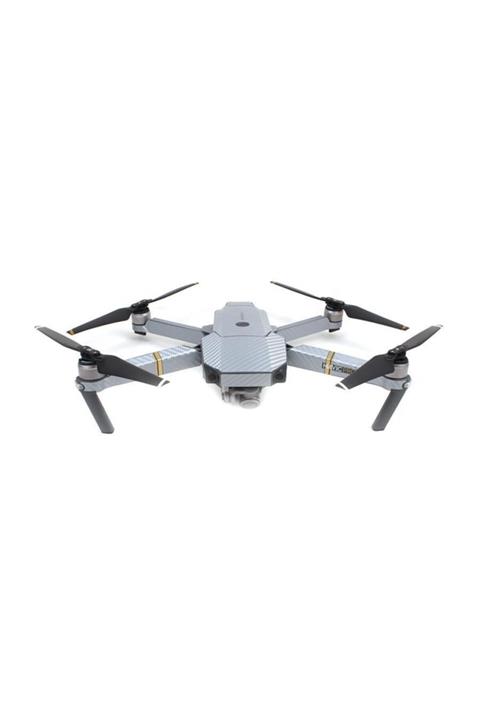 Profisher Dji Mavic Pro Için Gümüş Karbon Grafik Su Geçirmez Pvc Cilt Çıkartma Full Set