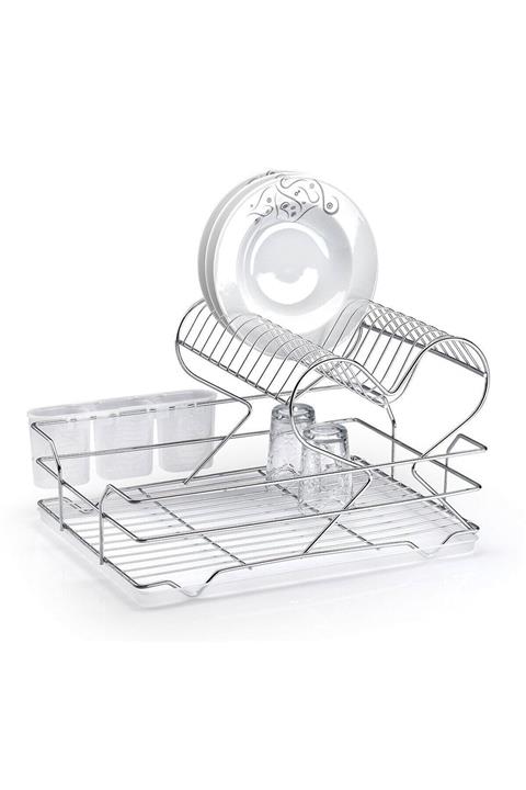 Palmiye Home Kiwa Love 2 Katlı Bulaşık Sepeti